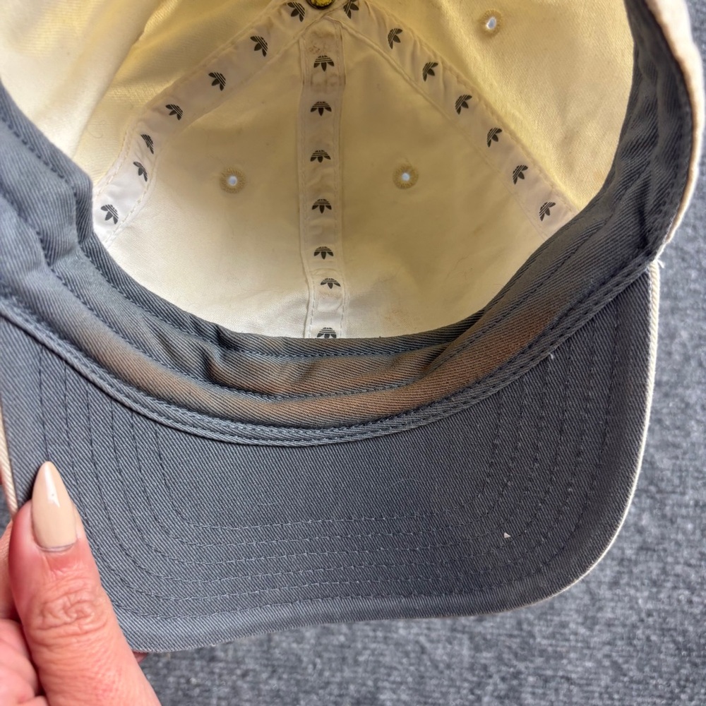 ADIDAS Women’s Relaxed Strap Back Hat Cream/white Trefoil One Size Fits Most - Picture 3 of 9